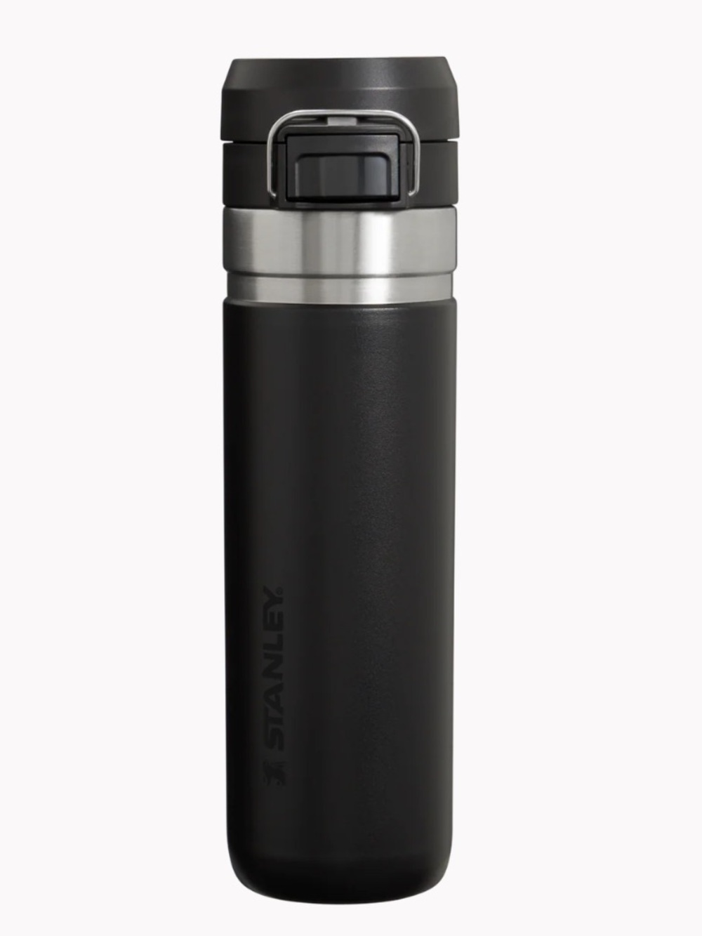 ⚡️New⚡️Stanley Black Stainless Steel Travel Bottle with Flip Lid